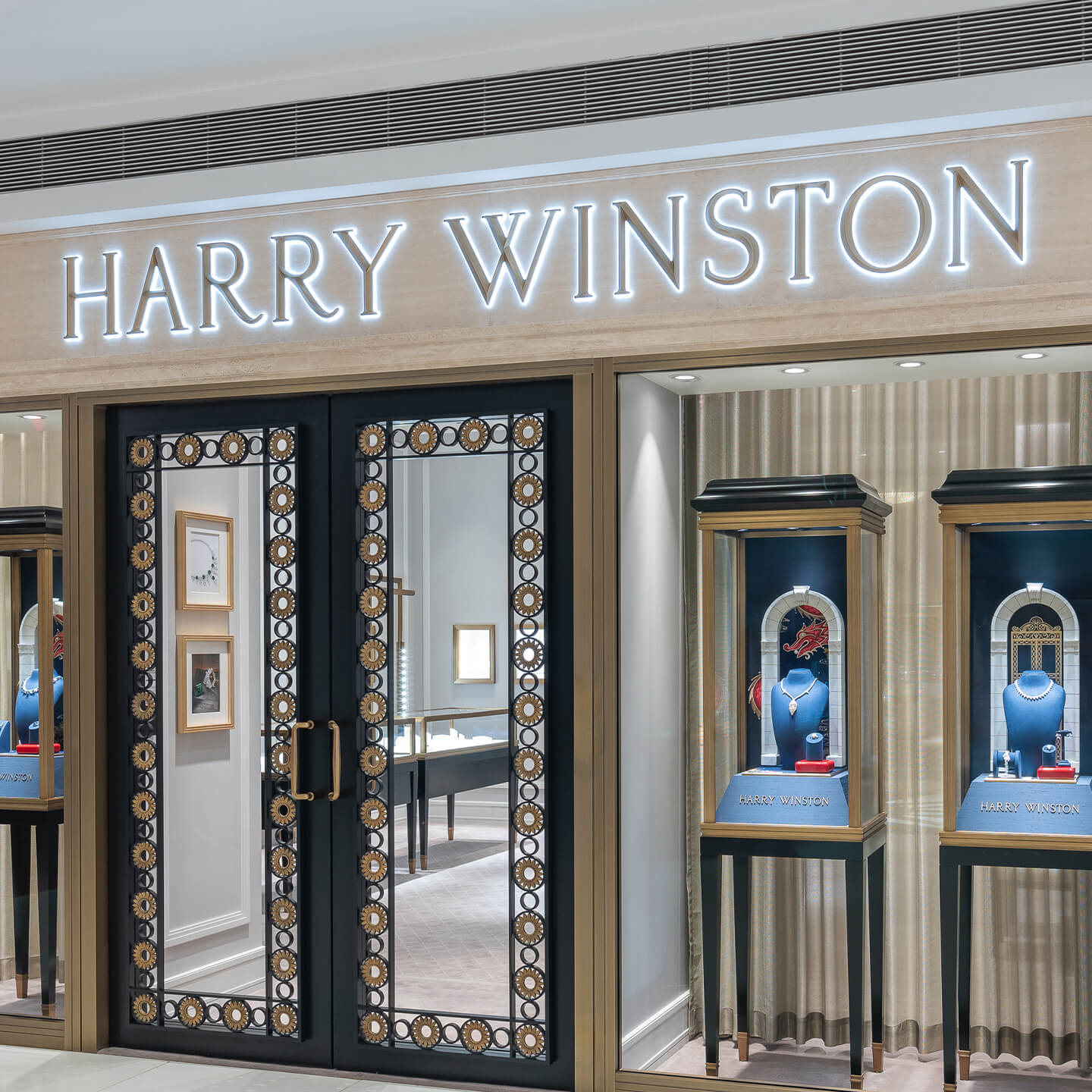 ハリーウィンストン杭州サロンのエントランス